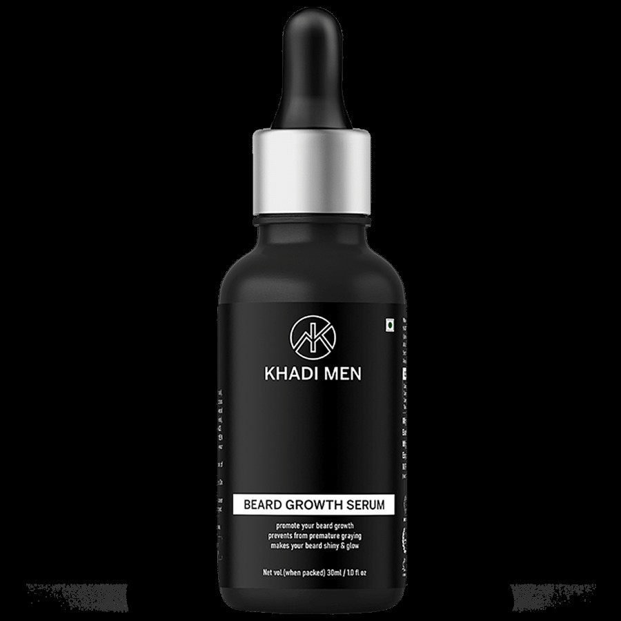 Khadi Men Beard Growth Serum - Prevents Premature Graying