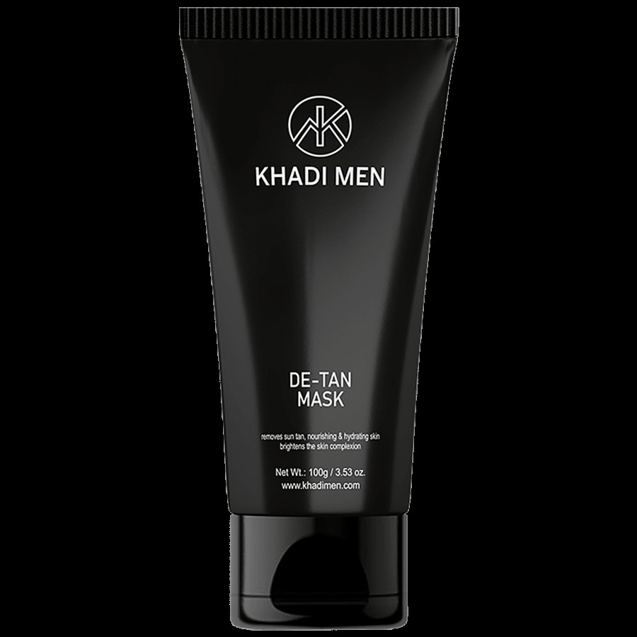 Khadi Men De-Tan Face Mask - Exfoliates & Tighten Skin