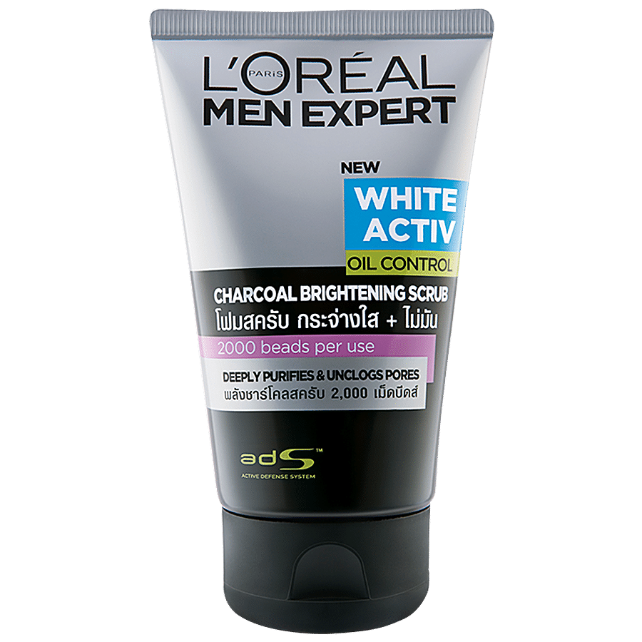 L'OREAL PARIS Men Expert Charcoal Black Face Scrub