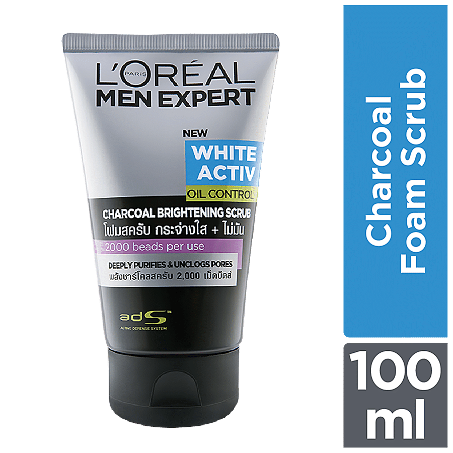 L'OREAL PARIS Men Expert Charcoal Black Face Scrub