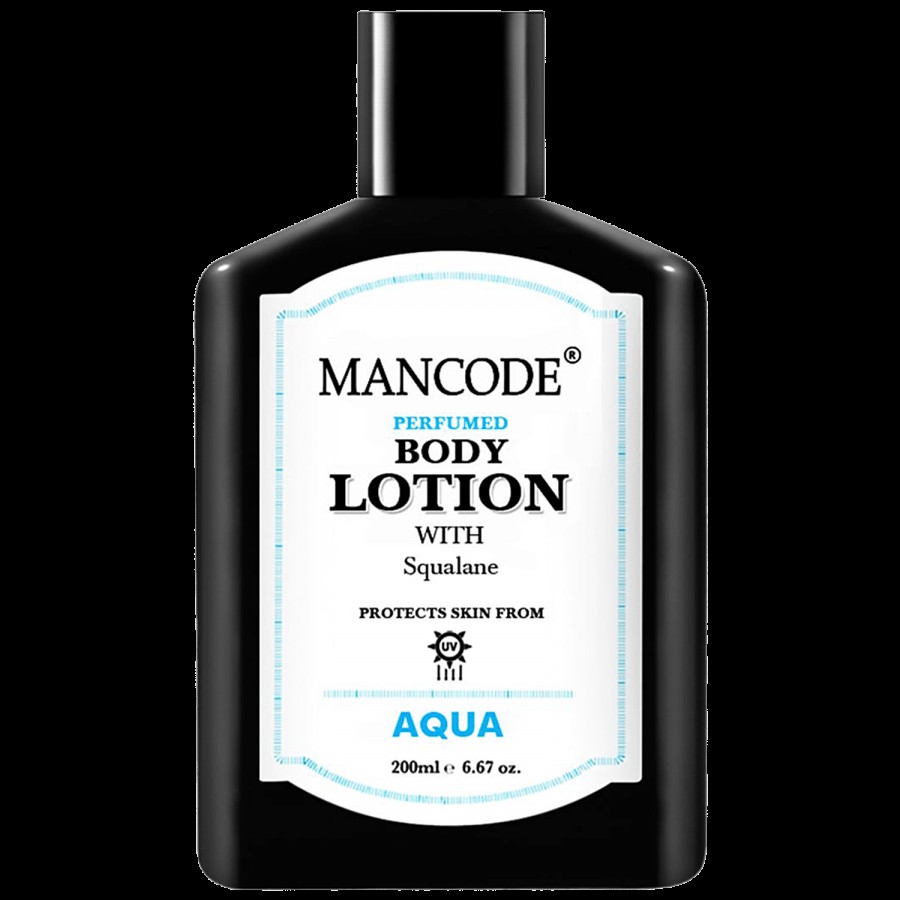 Mancode Aqua Perfumed Body Lotion - With Squalane