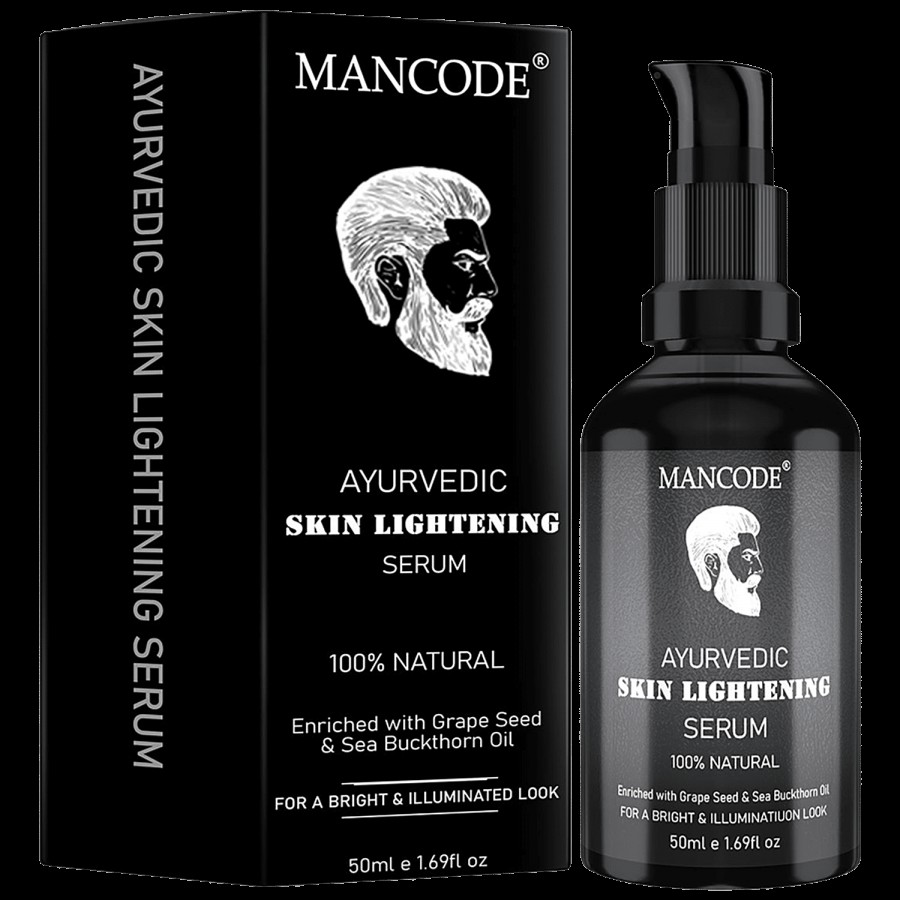 Mancode Ayurvedic Skin Lightening Serum - 100% Natural