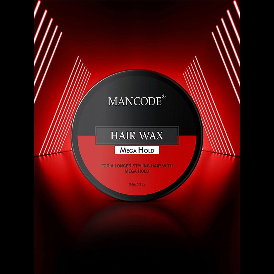 Mancode Mega Hold Hair Wax - Intense Nourishment