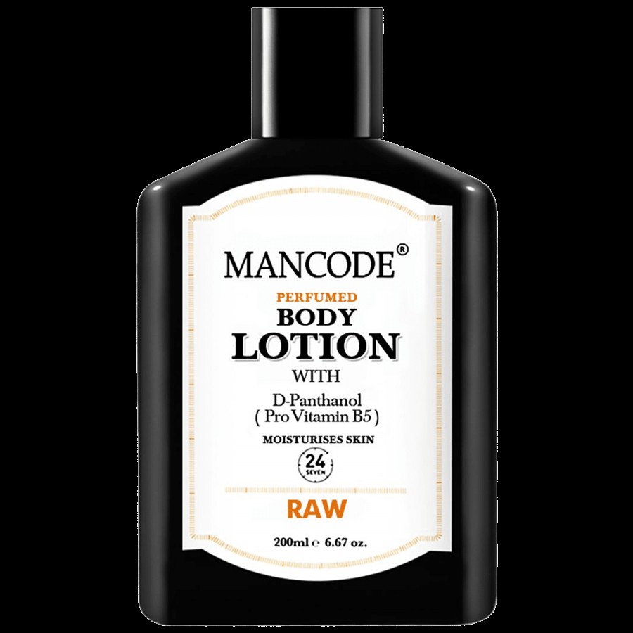 Mancode Raw Perfumed Body Lotion - With D-Panthanol