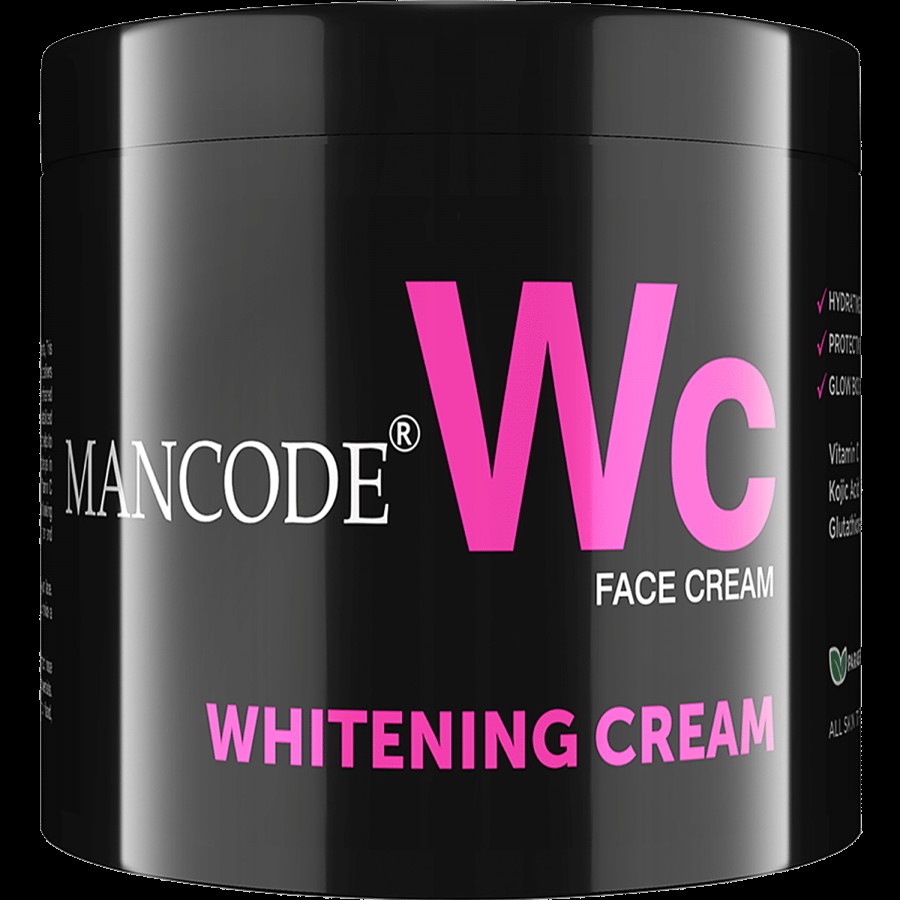 Mancode Whitening Cream - Aloevera & Vitamin C Extract