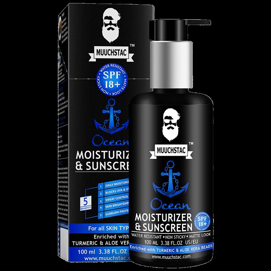 Muuchstac Ocean Moisturizer & Sunscreen - Water Resistant