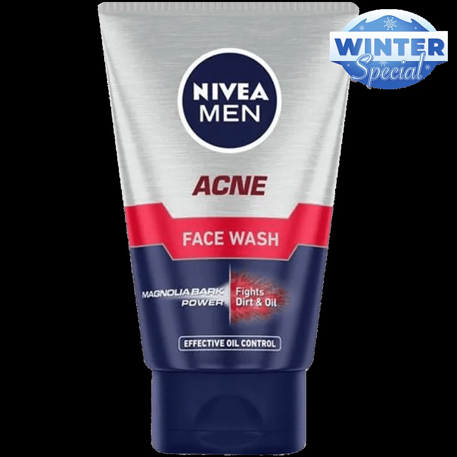 NIVEA Acne Face Wash For Oily & Acne Prone Skin - With Magnolia Bark Power