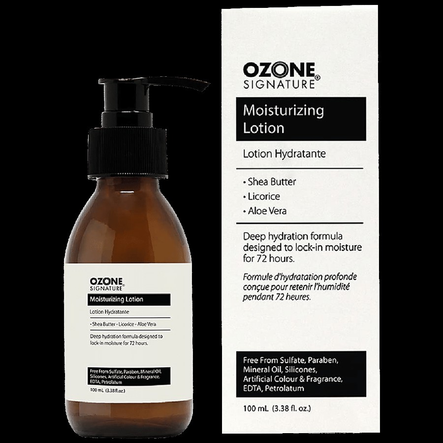 OZONE Signature Moisturising Lotion - Provides Long-Lasting Hydration