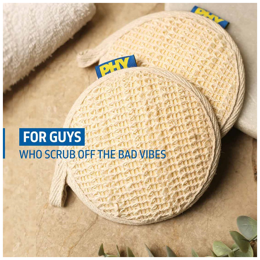 Phy Scrub On! Loofahs - With Elastic Hand-Band