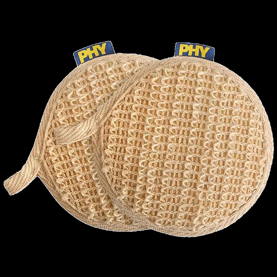 Phy Scrub On! Loofahs - With Elastic Hand-Band