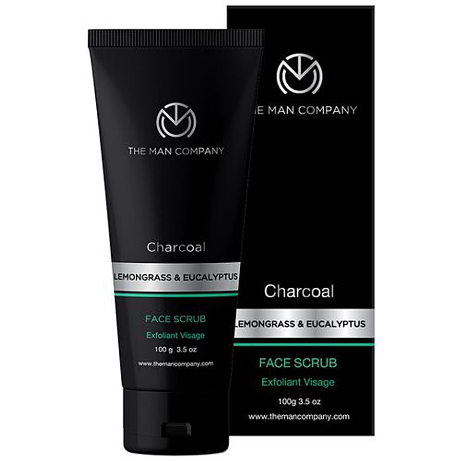 The Man Company Charcoal Face Scrub For Exfoliation