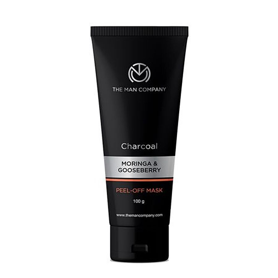 The Man Company Charcoal Moringa & Gooseberry Peel Off Mask