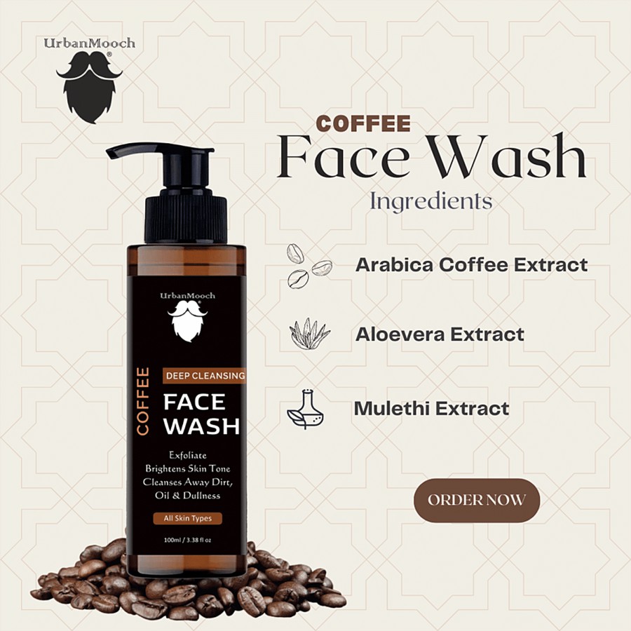 UrbanMooch Deep Cleansing Coffee Fash Wash