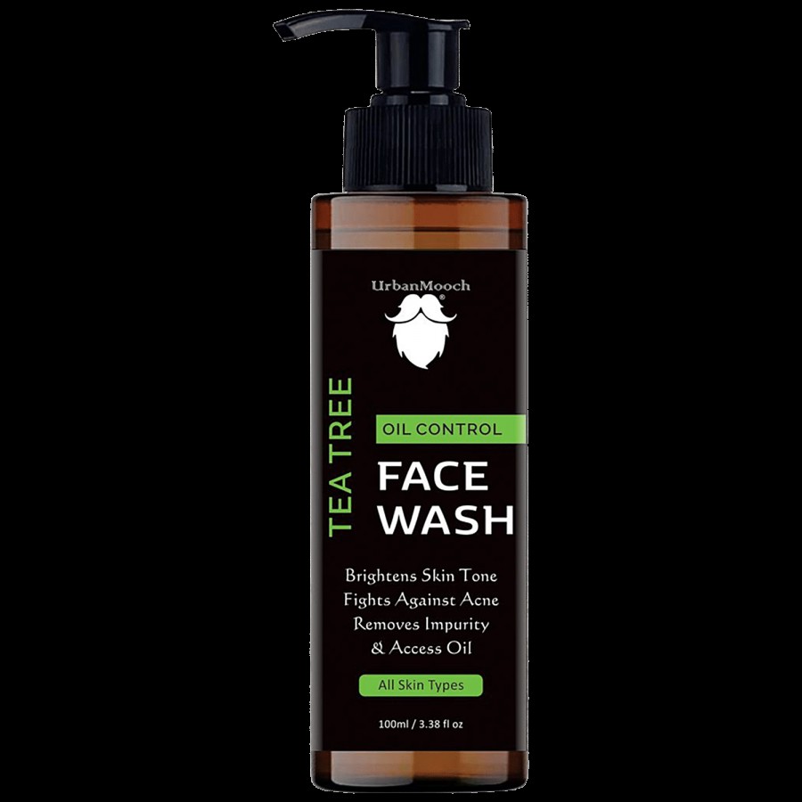 UrbanMooch Oil Control Tea Tree Face Wash