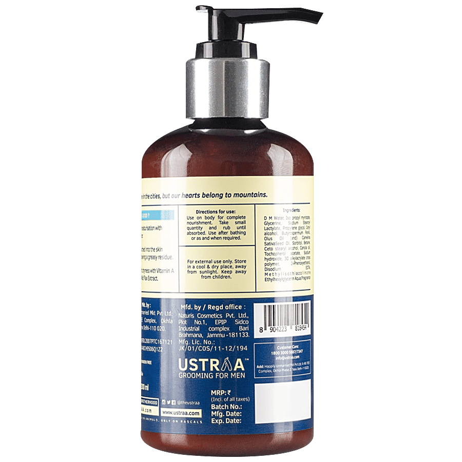 Ustraa Body Lotion For Men - Non Sticky