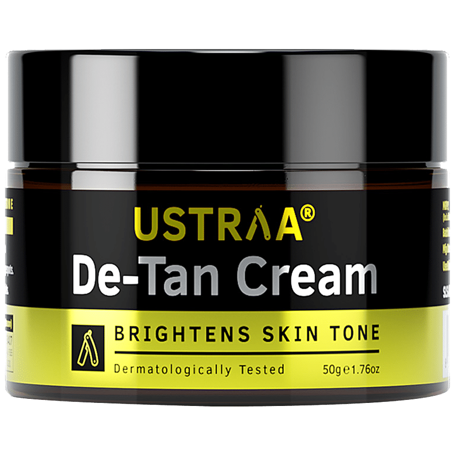 Ustraa De-Tan Cream - Brightens Skin & Reduces Tan