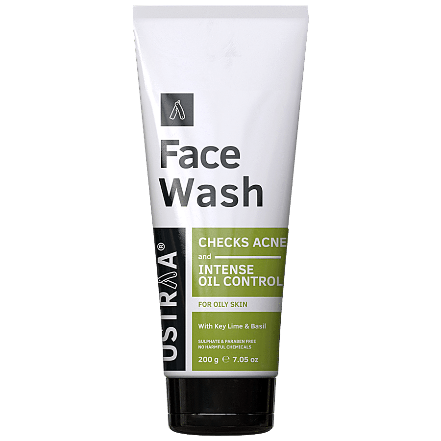 Ustraa Face Wash For Oily Skin - Checks Acne & Oil Control