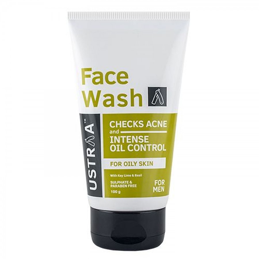 Ustraa Face Wash Oily Skin & Face Scrub De-Tan