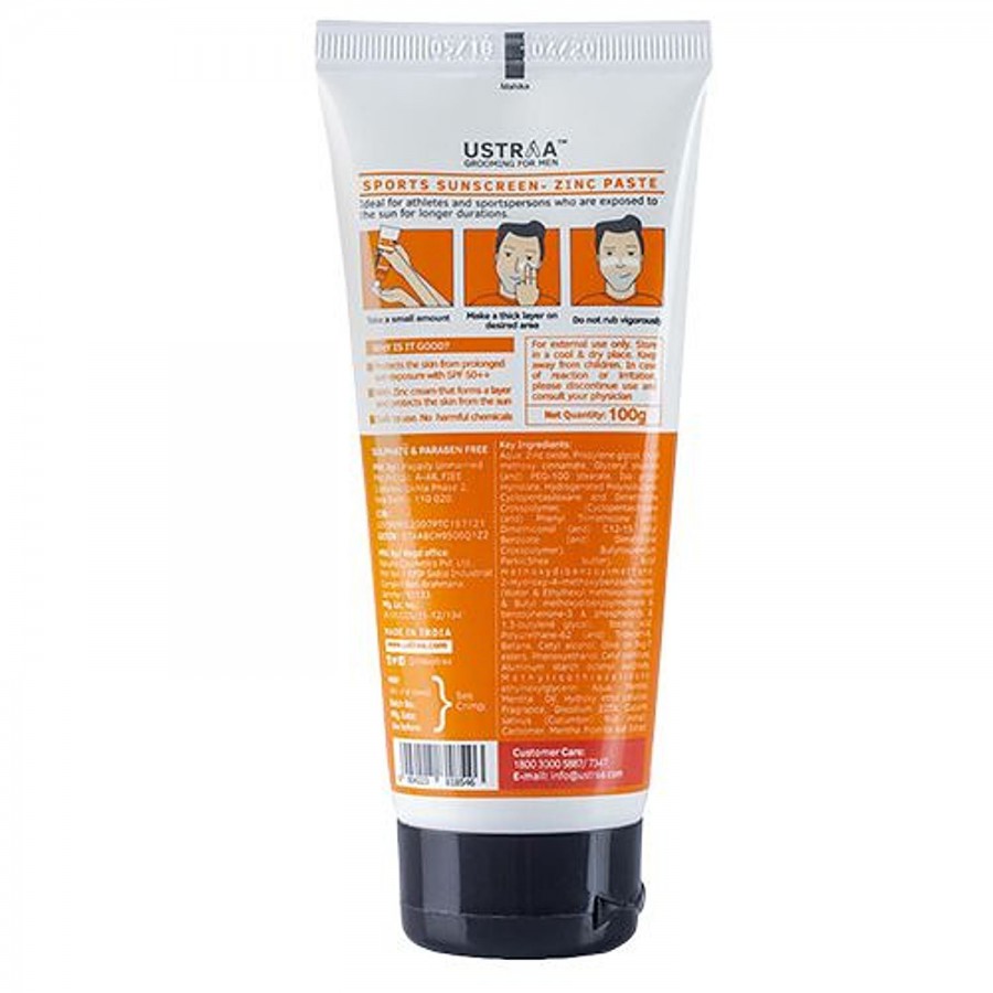 Ustraa Sports Sunscreen - SPF 50 Pa++