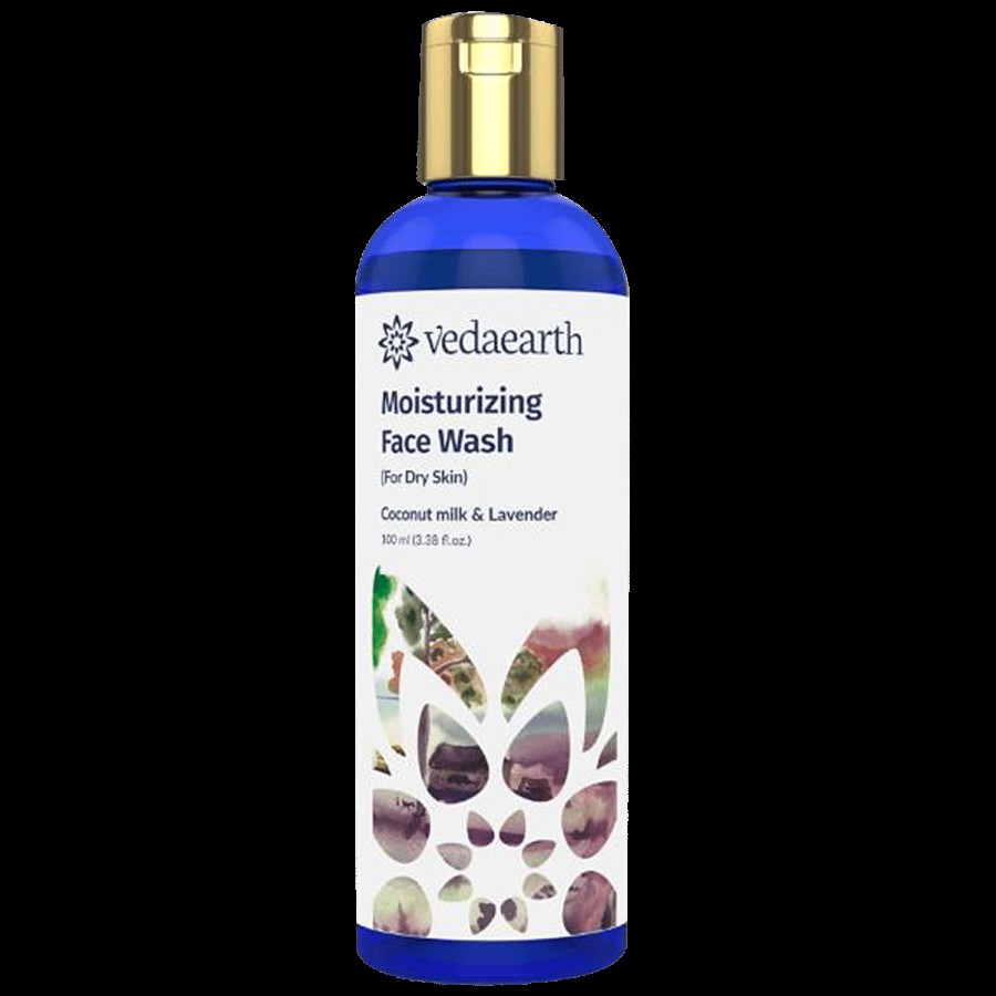 Vedaearth Moisturizing Face Wash - For Dry Skin