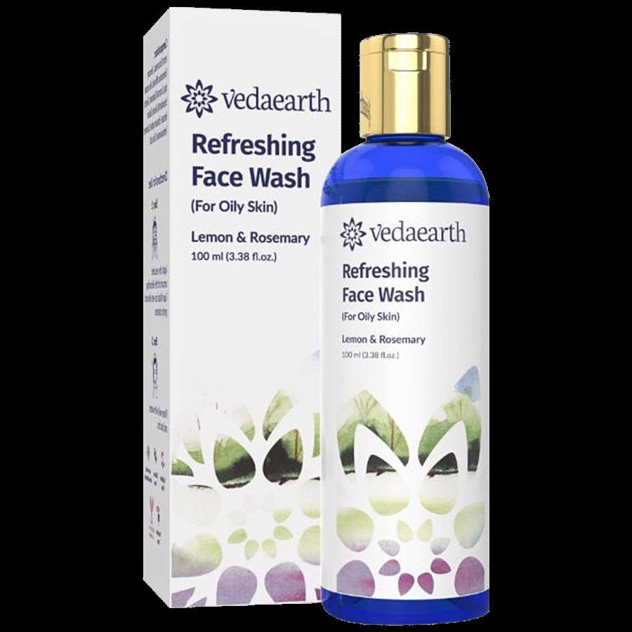 Vedaearth Refreshing Face Wash - For Oily Skin