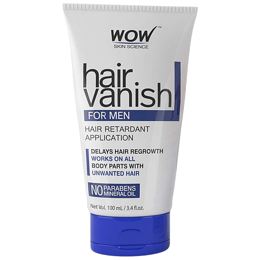 Wow Skin Science Hair Vanish For Men - Helps Delay Regrowth