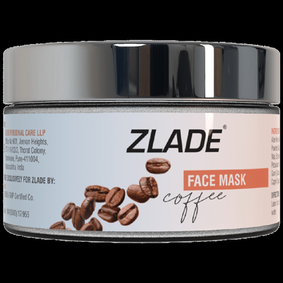 Zlade Coffee Face Mask - Moisturises Skin