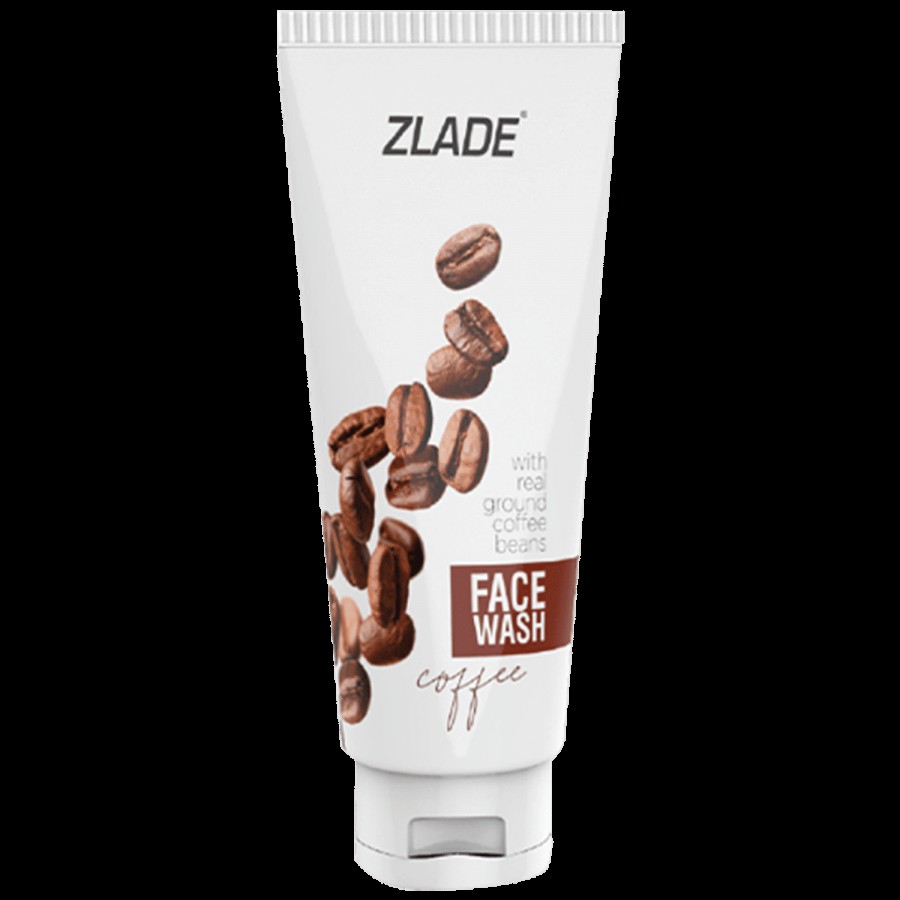 Zlade Coffee Face Wash - Cleans Pores