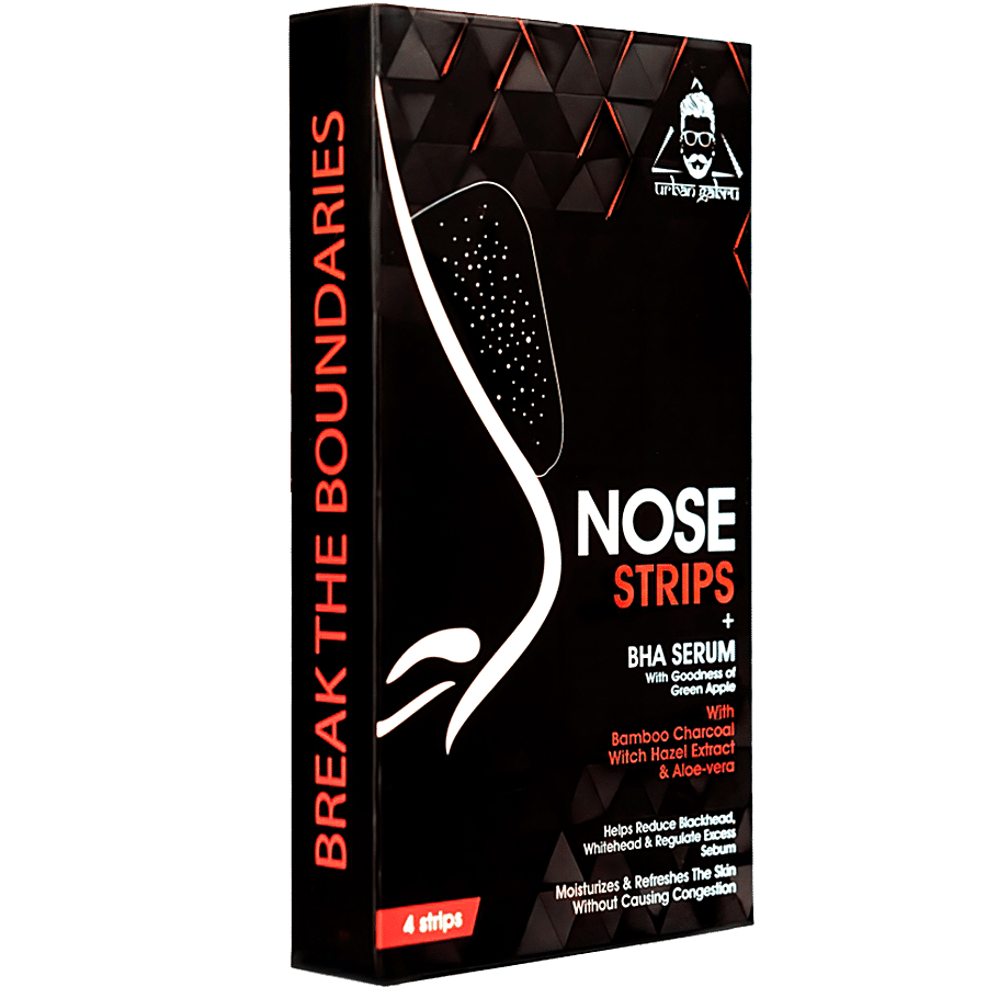 urban gabru Nose Strips Black/Whitehead Remover + BHA Serum Stripes