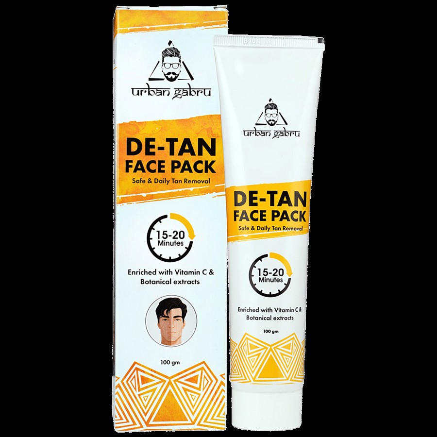 urban gabru De-tan Face Pack - Daily Tan Removal