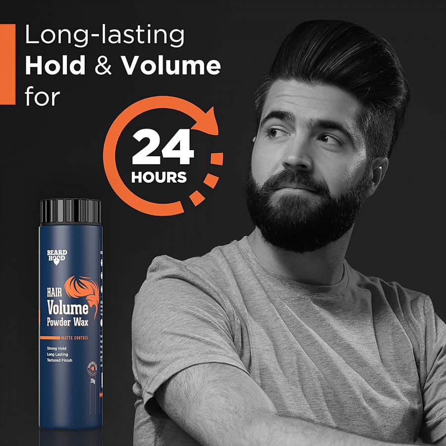 Beardhood Hair Volume Powder Wax - Matte Control