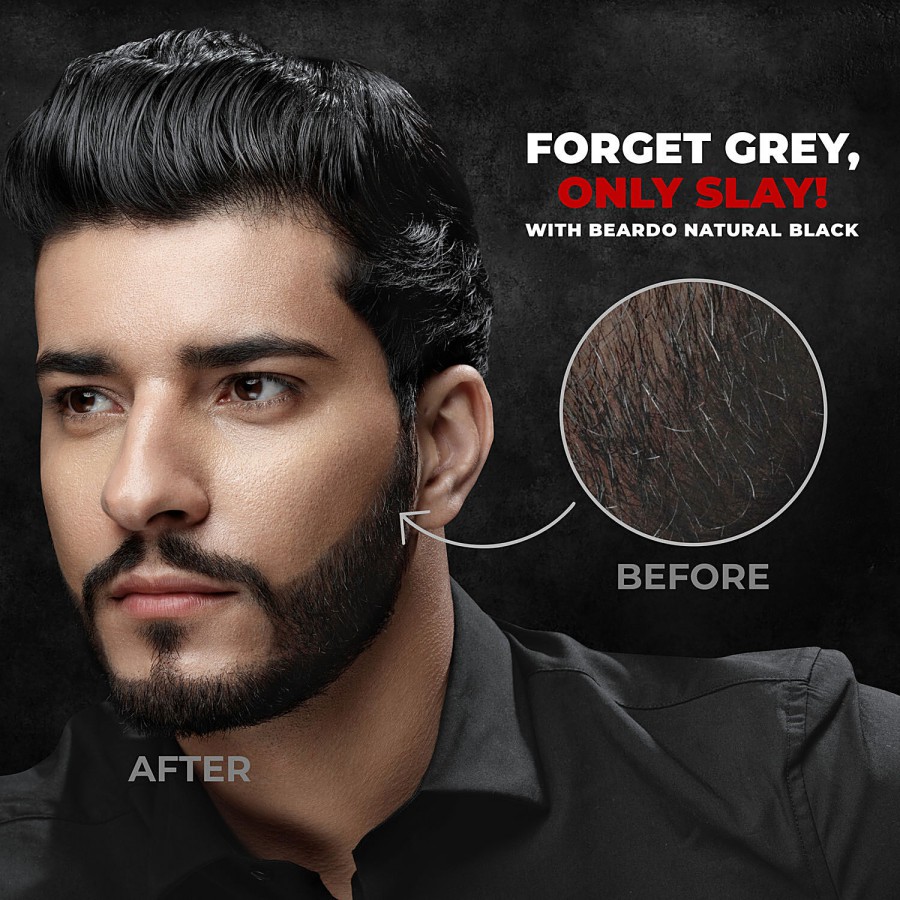 Beardo Beard Colour For Men - Natural Black