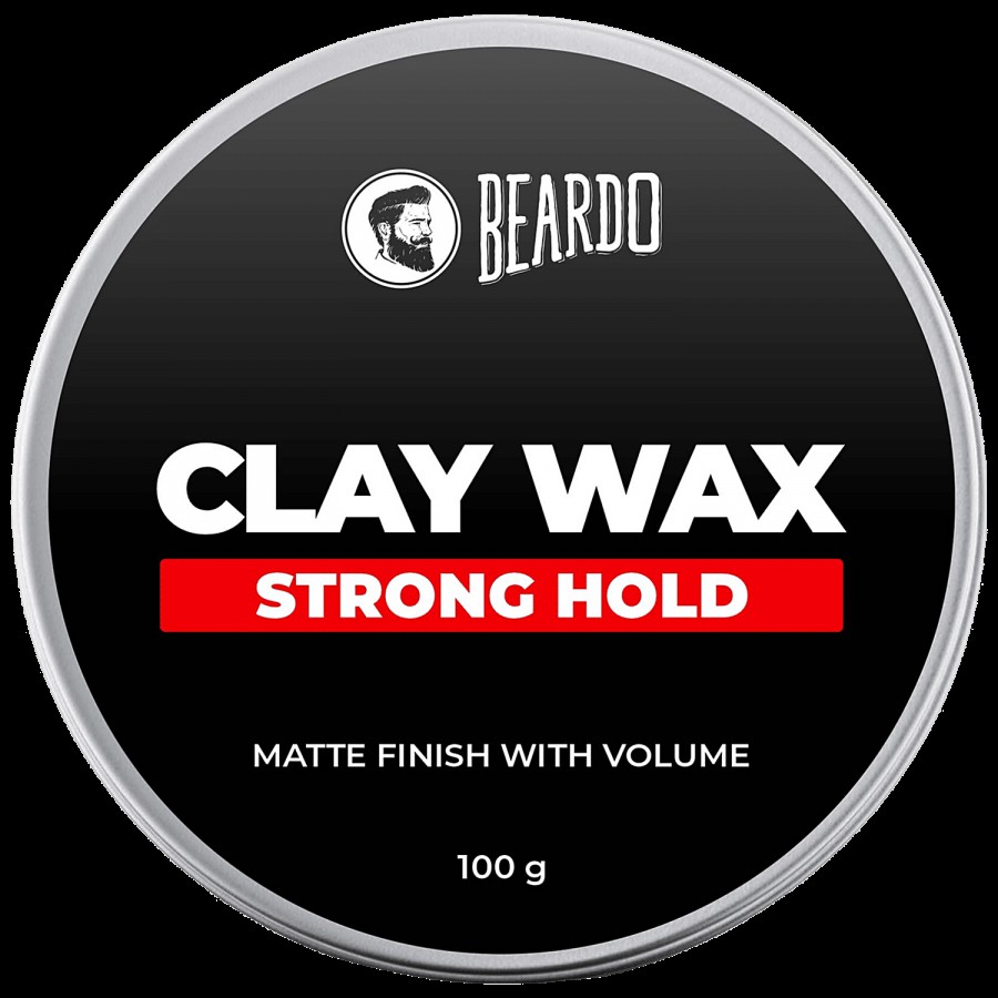 Beardo Hair Clay Wax - Strong Hold