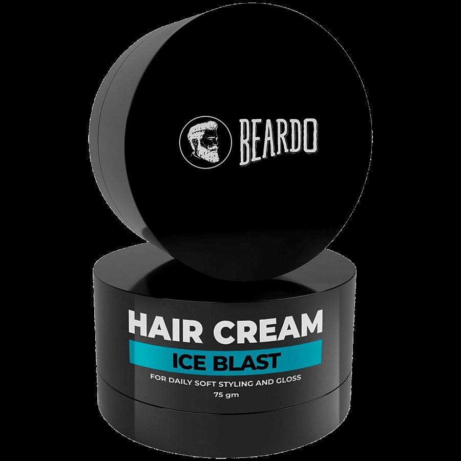 Beardo Ice Blast Hair Cream - For Daily Styling