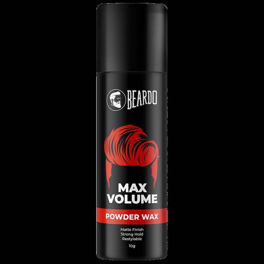 Beardo Max Volume Powder Wax - For Men