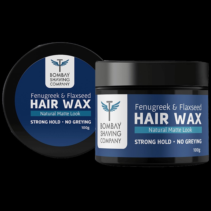 Bombay Shaving Company Fenugreek & Flaxseed Strong Hold Hair Wax