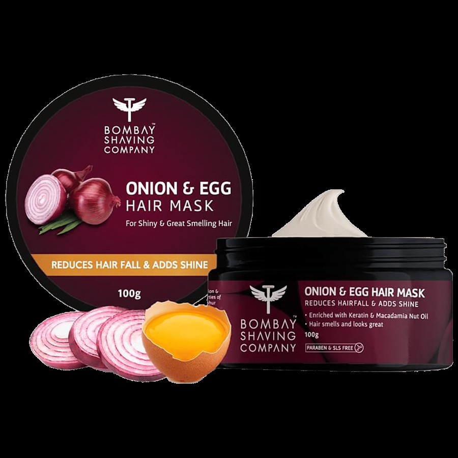 Bombay Shaving Company Onion & Egg Hair Mask