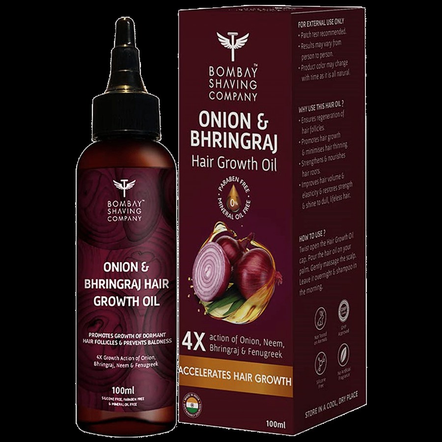 Bombay Shaving Company Onion and Bhringraj Hair Oil