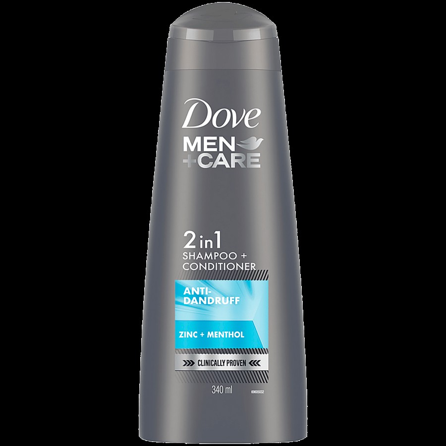 Dove Men+Care Anti Dandruff 2 In 1 Shampoo + Conditioner