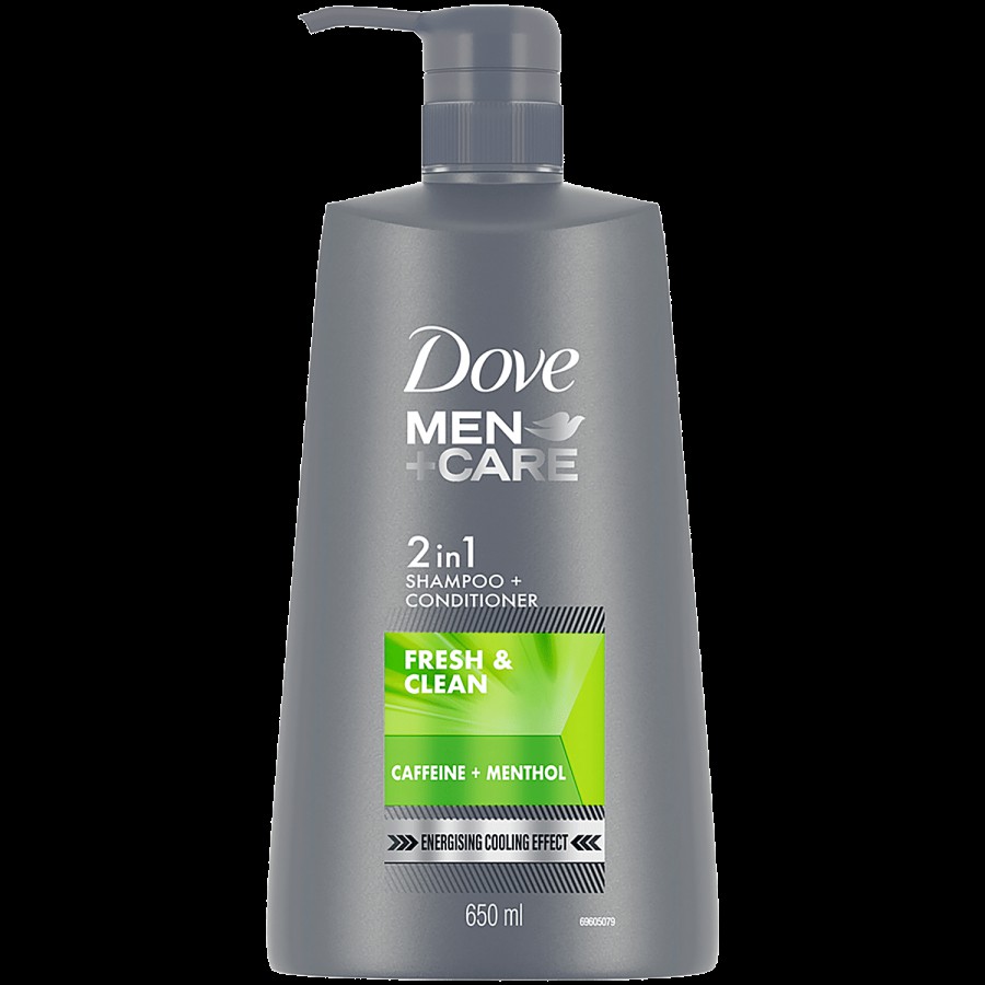 Dove Men+Care Fresh & Clean 2 In 1 Shampoo + Conditioner