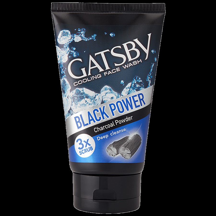 Gatsby Cooling Face Wash - Black Power