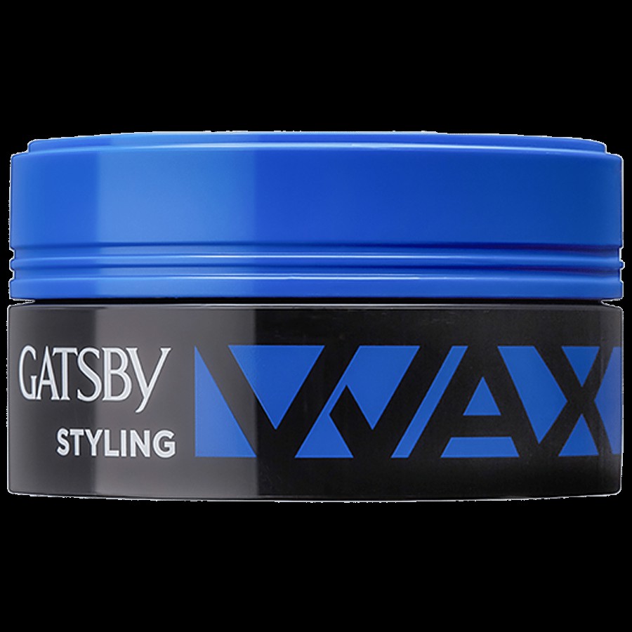 Gatsby Hair Styling Wax Messy Scrunch - Hard & Free