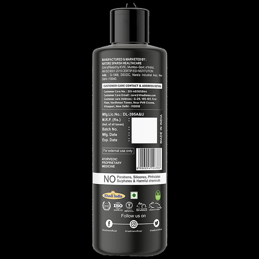 Khadi Men Amla & Bhringraj Hair Cleanser - Deep Cleanses