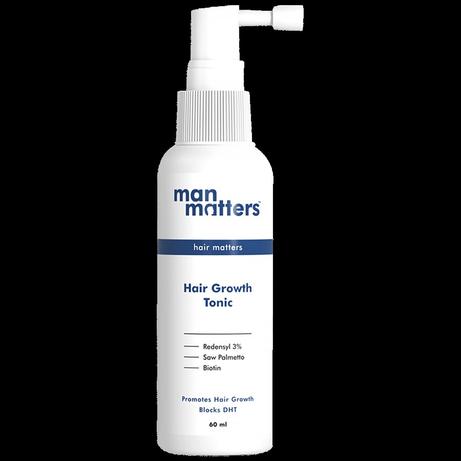 Man Matters 3% Redensyl Hair Growth Tonic With Biotin & Saw Palmetto | 60ml