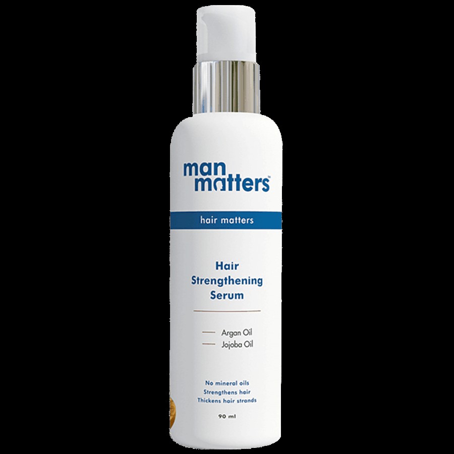 Man Matters Hair Strengthening Serum - Infused With Argan & Jojoba Oil