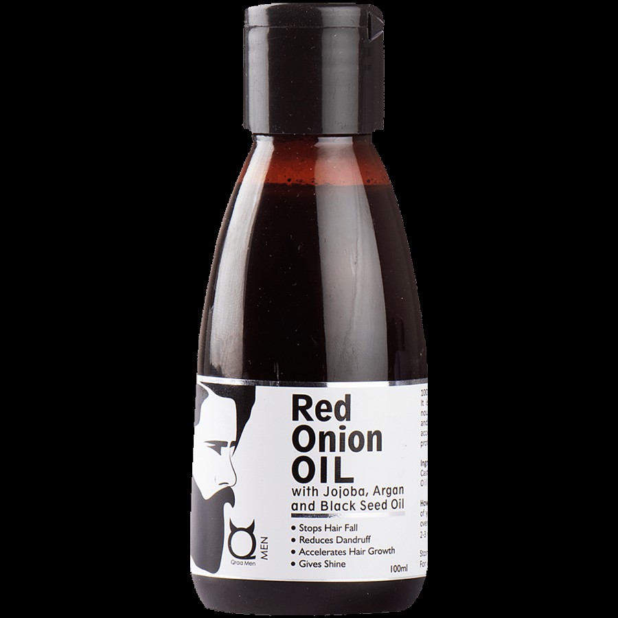 Qraa Men Red Onion Oil With Jojoba