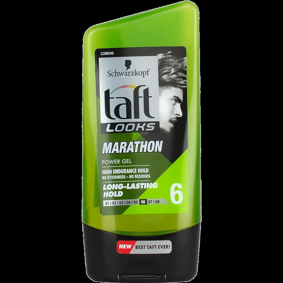 Schwarzkopf Taft Looks Marathon Power Gel - Long Lasting Hold 6