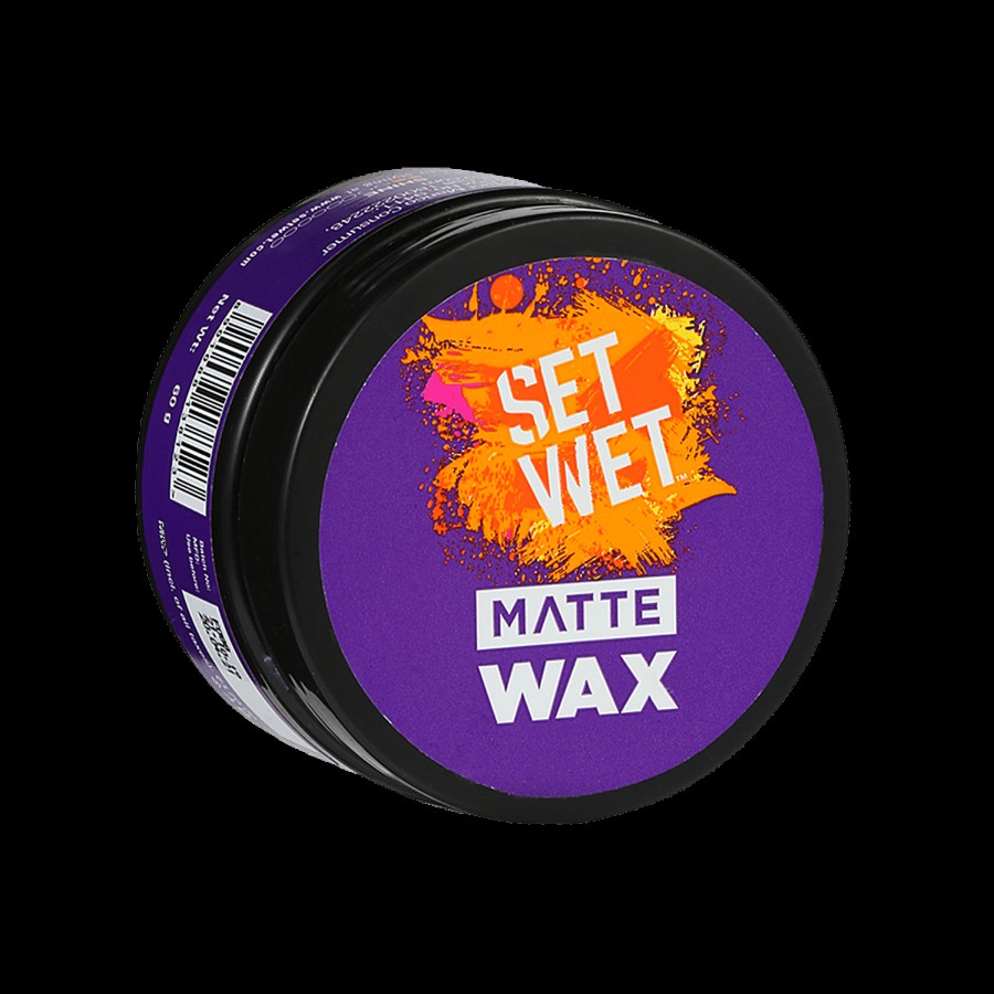 Set Wet Matte Hair Wax For Men