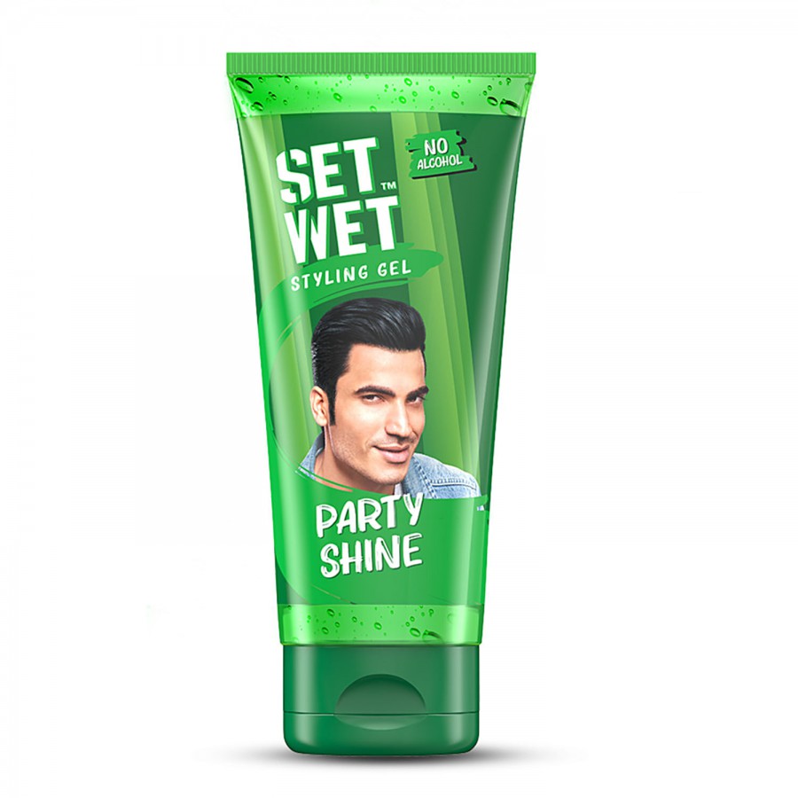 Set Wet Styling Hair Gel for Men - Party Shine