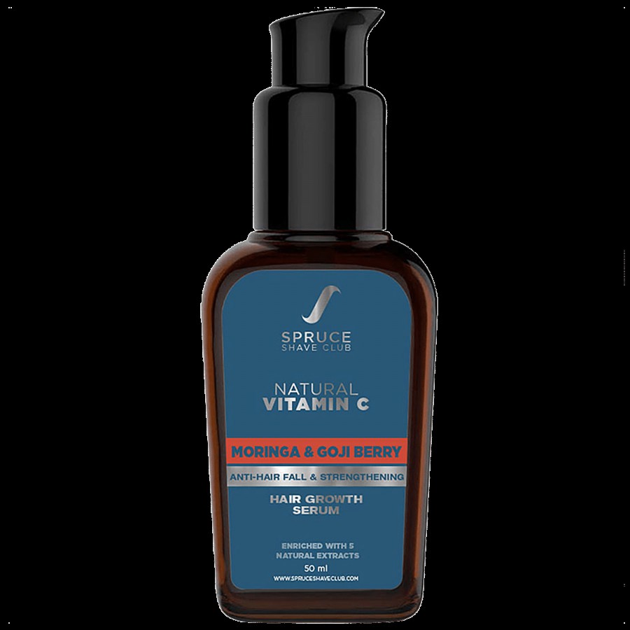 Spruce Shave Club Hair Growth Serum With Vitamin C - Oil Free Formula